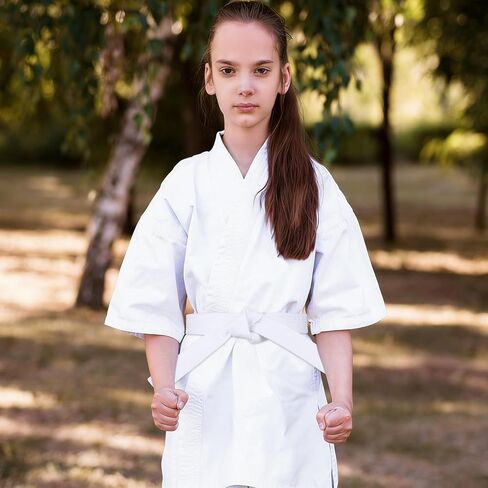 BESPORTBLE 6Pcs Assorted Color Cotton Karate Belts - Taekwondo Martial Arts Belts for Training and Competitions, 86.61 Inch in Saudi Arabia