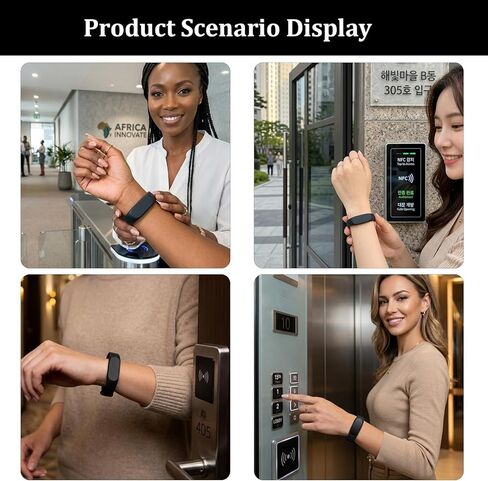 RFID IC ISO 14443A RFID Silicone Wristband/Bracelet UID Changeable Sector0 Block0 Rewritable (RFID 13.56mhz rewrite-1pcs) in Saudi Arabia