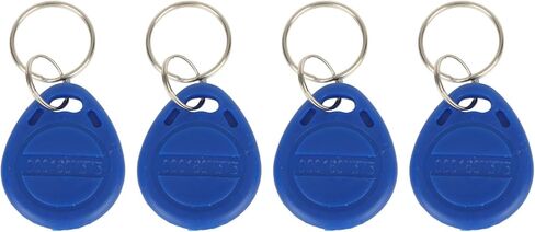 Dan&Dre Professional Manufacturing, High Accuracy, Keychain ID Card, Sturdy and Durable, Practical to Use, 100pcs Blue Keychains P (ID card) in Saudi Arabia