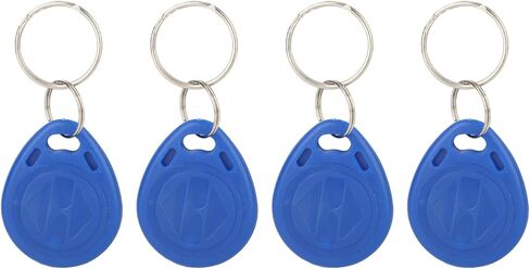 Dan&Dre Professional Manufacturing, High Accuracy, Keychain ID Card, Sturdy and Durable, Practical to Use, 100pcs Blue Keychains P (ID card) in Saudi Arabia