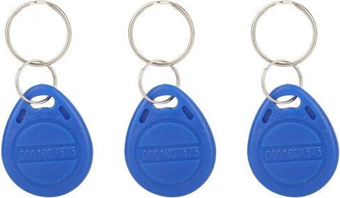 Dan&Dre Professional Manufacturing, High Accuracy, Keychain ID Card, Sturdy and Durable, Practical to Use, 100pcs Blue Keychains P (ID card) in Saudi Arabia