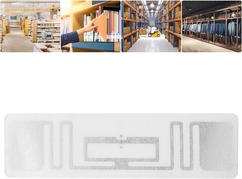 100pcs UHF RFID Labels UR108 Chip 860-960MHz EPC Class1 Gen2 ISO/IEC18000-6C Rewritable Asset Warehouse Management Copperplate Adhesive in Saudi Arabia