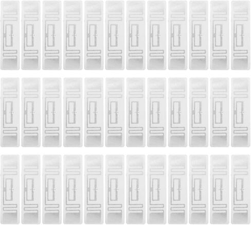 100pcs UHF RFID Labels UR108 Chip 860-960MHz EPC Class1 Gen2 ISO/IEC18000-6C Rewritable Asset Warehouse Management Copperplate Adhesive in Saudi Arabia