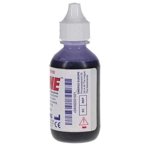 Young Dental 233102 2-Tone Blue Red Plaque Staining Disclosing Solution 2 Oz Bottle in Kuwait