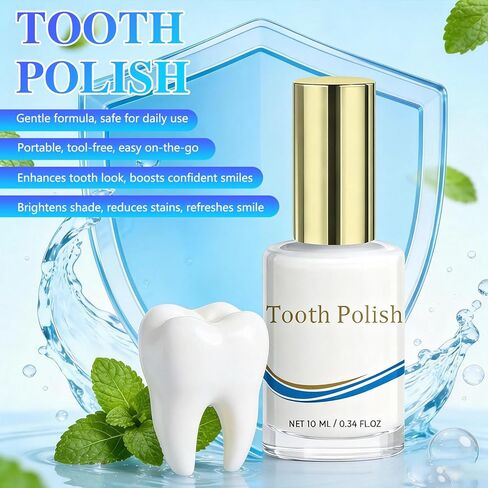 قطعتان من عامل تلميع الأسنان SmileFitPro - تركيبة لطيفة لتفتيح وتلميع الأسنان من أجل ابتسامة أكثر انتعاشًا وواثقة in Kuwait