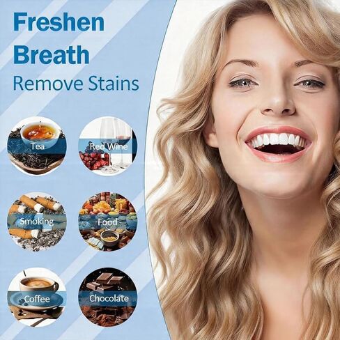 Teeth Whitening Pen Kit, 4 Pack Enamel Safe Tooth Whitening Gel, Portable Teeth Whitener for Daily Use, Stain Removal & Brightening in Kuwait