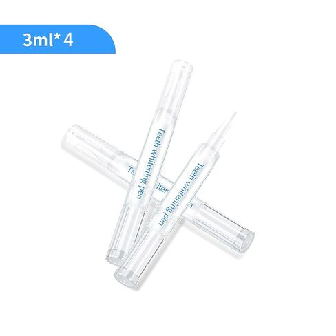 Teeth Whitening Pen Kit, 4 Pack Enamel Safe Tooth Whitening Gel, Portable Teeth Whitener for Daily Use, Stain Removal & Brightening in Kuwait