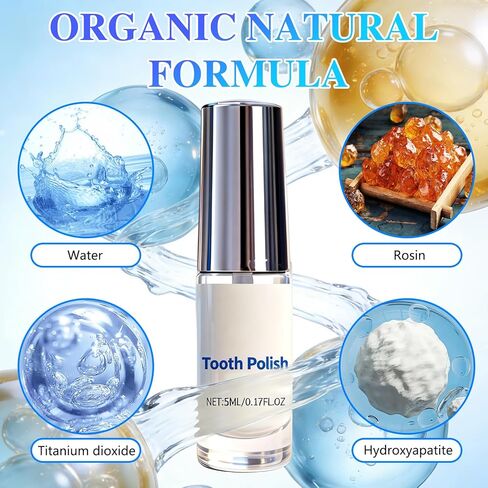 قطعتان من طلاء الأسنان، طلاء الأسنان، طلاء طبيعي لتبييض الأسنان، يعزز التنفس المنعش، تركيبة آمنة ونتائج طويلة الأمد in Kuwait