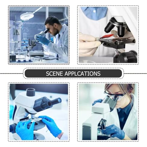 Individual Microscope Slide Holder Boxes 100Pcs Plastic Slide Storage Container for Lab Use with Secure Snaps for Microscope Organization in Saudi Arabia