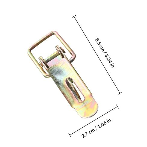 Luxshiny 2pcs Draw Catch Carriage Truck Door Draw Latches Metal Hold Down Clamp for Trailer Gate and Utility Bed Door Lock in Kuwait
