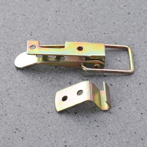 Luxshiny 2pcs Draw Catch Carriage Truck Door Draw Latches Metal Hold Down Clamp for Trailer Gate and Utility Bed Door Lock in Kuwait