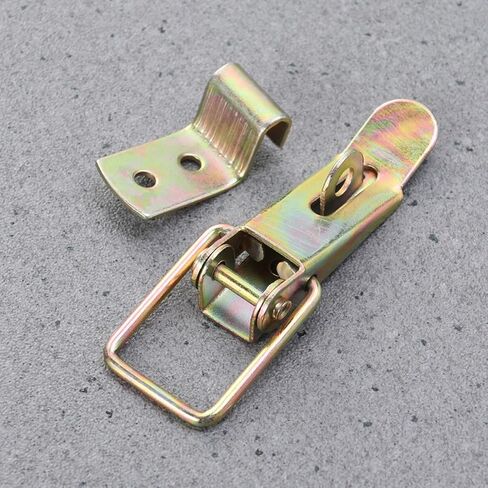 Luxshiny 2pcs Draw Catch Carriage Truck Door Draw Latches Metal Hold Down Clamp for Trailer Gate and Utility Bed Door Lock in Kuwait