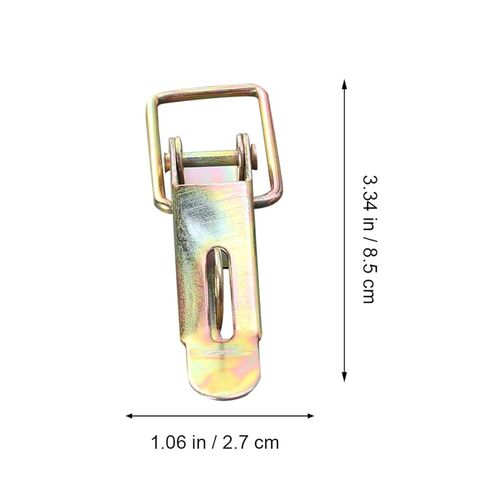 Luxshiny 2pcs Draw Catch Carriage Truck Door Draw Latches Metal Hold Down Clamp for Trailer Gate and Utility Bed Door Lock in Kuwait