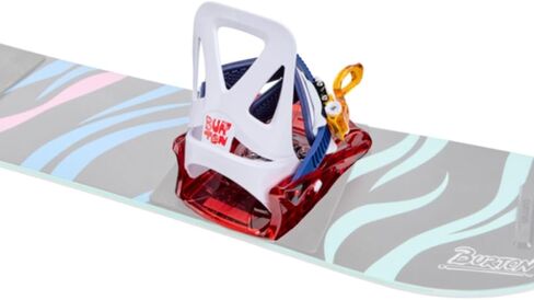 Burton Kids Grom Disc Snowboard Bindings, Medium, Red/Multi in Saudi Arabia
