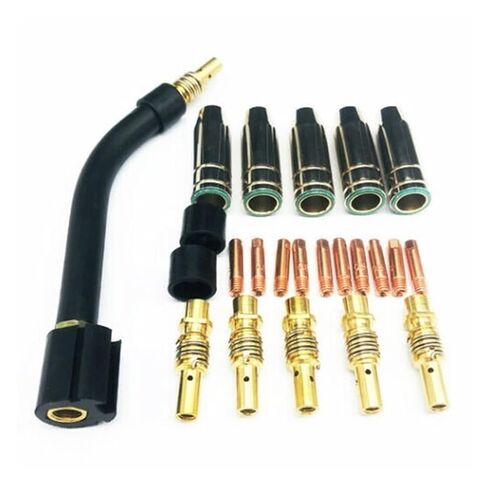 24pcs Mig/mag Nozzle Holder MB15 0.8 Contact Gas Suitable for Ironing 15AK. Welding Parts Nozzle in Saudi Arabia