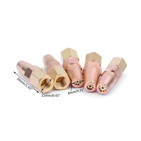 5 قطعة H01-6 فوهة لحام غاز البروبان الأكسجين الاتصال نصائح حامل فوهة in Kuwait