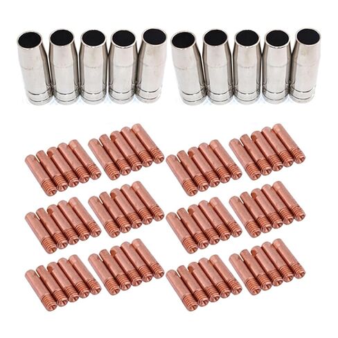 70PCS Welding Torch Accessories air-Cooled MB 15AK Contact Nozzle seat air 1.0 mm Welding in Saudi Arabia
