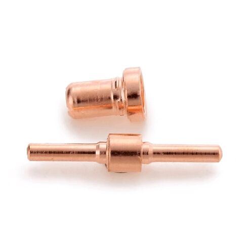 100Pcs Red Copper Extended Long Plasma Cutter Tip Electrodes Nozzles Kit Consumable for Pt31 Lg40 40A Cutting Welder Torch Welding Nozzle in Saudi Arabia