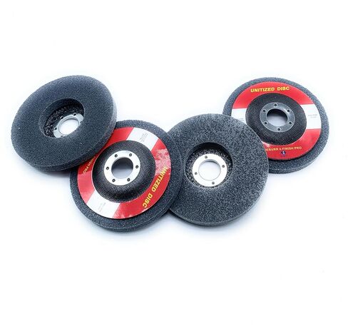 قرص SIGNI الموحد EXL UW - جهاز إزالة الأزيز واللمسة النهائية لتكييف السطح PRO 4-1/2 بوصة × 7/8 بوصة للمعادن والسبائك والصلب لمطحنة الملاك (2S FIN، 4 قطع) in Saudi Arabia