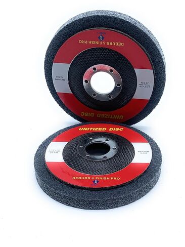 قرص SIGNI الموحد EXL UW - جهاز إزالة الأزيز واللمسة النهائية لتكييف السطح PRO 4-1/2"x 7/8" للمعادن والسبائك والصلب لمطحنة الملاك (2S FIN، 2PCS) in Saudi Arabia