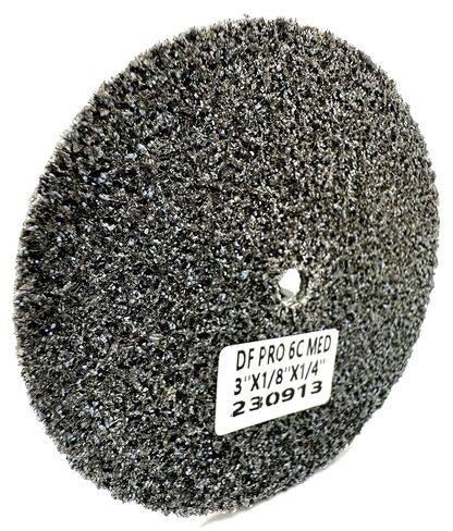 2 Pack 2" x 1" x 1/4" 6C MED+ Deburr & Finish PRO Unitized Wheel – Fast Burr Removal, Long-Lasting, Minimal Dust, Precision Cutting for Deburring, Finishing & Blending, 65058 in Saudi Arabia