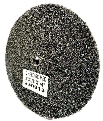 2 Pack 2" x 1" x 1/4" 6C MED+ Deburr & Finish PRO Unitized Wheel – Fast Burr Removal, Long-Lasting, Minimal Dust, Precision Cutting for Deburring, Finishing & Blending, 65058 in Saudi Arabia