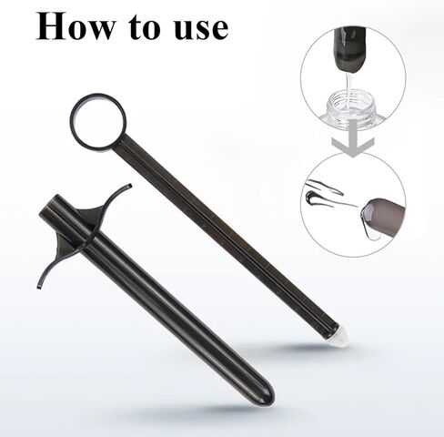 Lube Applicator Syringes, 6.5" Lube Applicator Injectors with 10ml Precise Scales Reusable Lubricant Tube Shooter for Men Women Couples in Kuwait