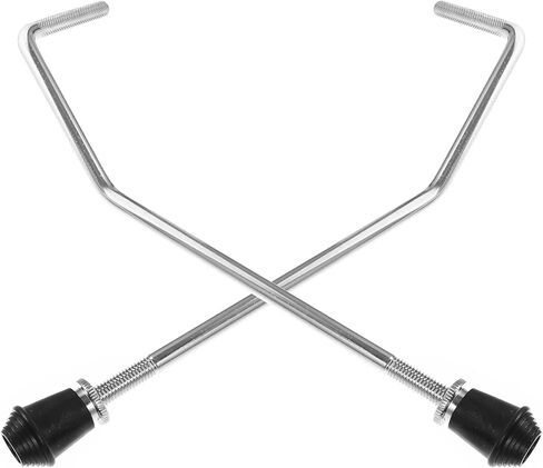 Luxshiny 2pcs Metal Tom Drum Holder Bracket Percussion Instrument Accessory Stable Drum Stand Parts for Versatile Performance Use in Saudi Arabia