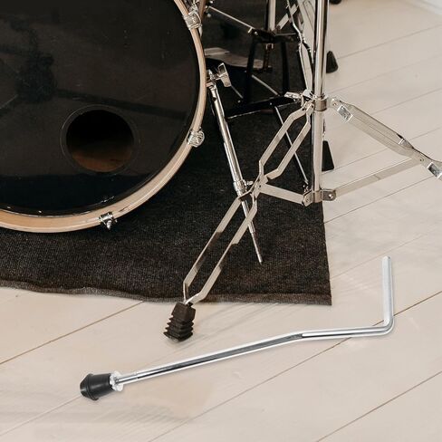 2pcs Metal Tom Drum Holder Percussion Instrument Bracket Stand for Stable Drum Display and Secure Performance Accessory in Kuwait