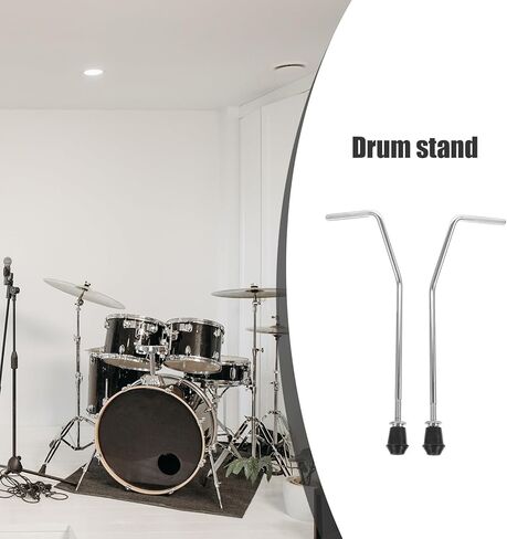2pcs Metal Tom Drum Holder Percussion Instrument Bracket Stand for Stable Drum Display and Secure Performance Accessory in Kuwait