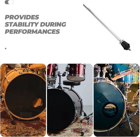 2Pcs Metal Tom Drum Holder Stand Drum Accessory Mount Bracket for Percussion Instruments Silver Supply Performance Display Hardware in Saudi Arabia
