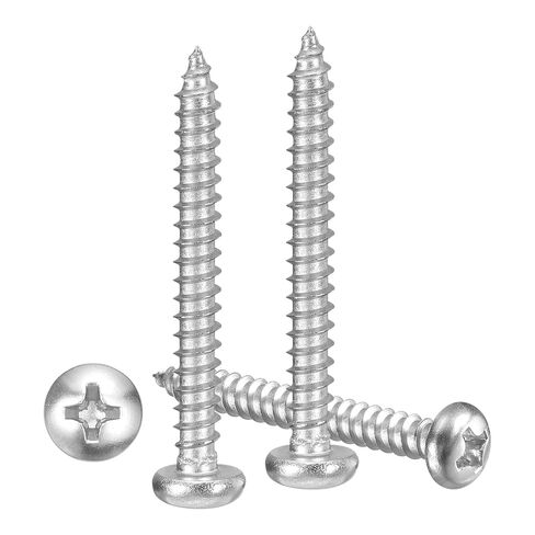 METALLIXITY Phillips Pan Head Self Tapping Screws(M3x16) 100Pcs, 304 Stainless Steel Self Drilling Screw for Metal Wood Plastic, for Cabinet Wall Shutter Plate Rock Furniture, Black in Saudi Arabia