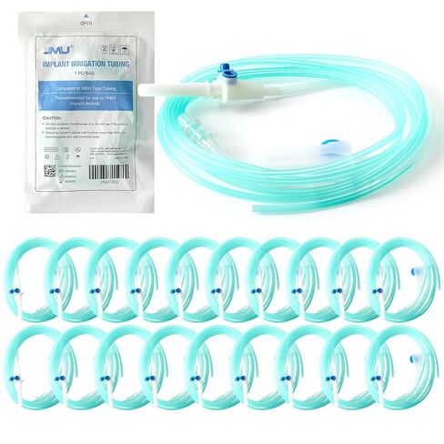 JMU 20PCS Dental Disposable Implant Irrigation Tubing, Compared to W&H Type Tubing, EO Gas Sterilized, Individually Packed in Kuwait