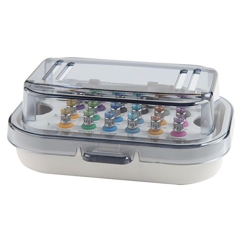 Dental Implant Torque Wrench Universal Kit with 10-70Ncm Torque Adjustable Ratchet 16pcs, Secure/Disassemble Implant Restorations Tools for Dentists in Kuwait