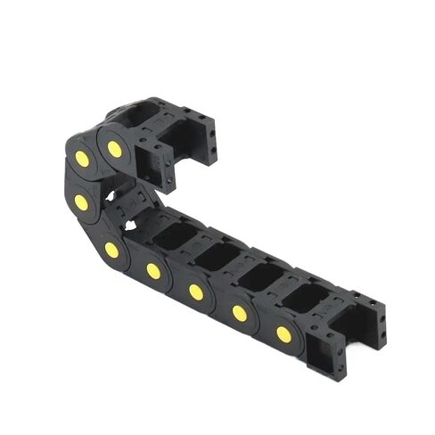 20/25/30 Length 1M Plastic Transmission Cable Chains Bridge Opened Drag Chain with End Connectors for Machine Tools(R40,20x57,Bridge Open Type A) in Kuwait