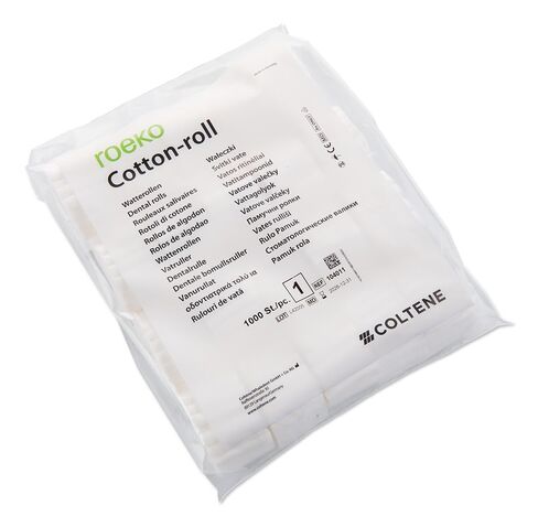 Coltene Whaledent 104011 Roeko Cotton Rolls #1 1.5 بوصة × 5/16 بوصة 1000/عبوة in Kuwait