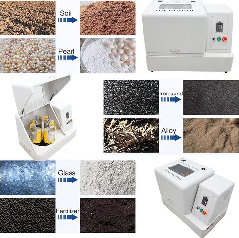 Planetary Ball Mill, 4L Ball Grinding Mill with 4 Jars, 110V 1500W Efficient Lab Fine Powder Pulverizer for Dry/Wet Grinding, for Fields of Geology/Mining/Metallurgy/Ceramics/Chemical in Kuwait