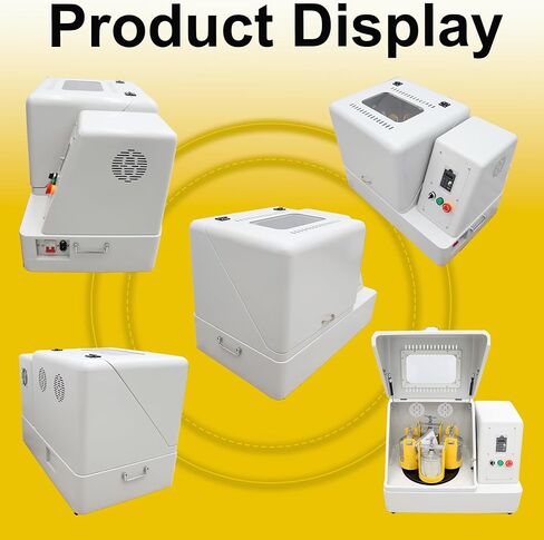 Planetary Ball Mill, 4L Ball Grinding Mill with 4 Jars, 110V 1500W Efficient Lab Fine Powder Pulverizer for Dry/Wet Grinding, for Fields of Geology/Mining/Metallurgy/Ceramics/Chemical in Kuwait