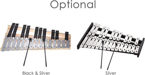 VINGVO 25 Note Glockenspiel Xylophone, Professional Musical Instrument, 2 Mallets Xylophone with Leather Carrying Bag, Ideal for Kids Adults Beginners Music Lovers in Saudi Arabia