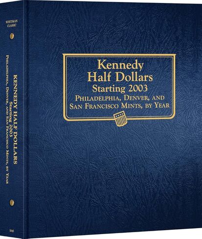 Whitman US Kennedy Half Dollar Coin Album 2003 - 2018 #1974 in Kuwait