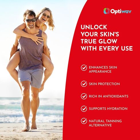 علكات تسمير البشرة للنساء - مكمل تسمير ذاتي يعمل بسرعة بدون التعرض لأشعة الشمس - يمضغ يوميًا مع بيتا كاروتين وفيتامينات الليكوبين والأستازانتين لصحة البشرة ويتوهج بدون التعرض للشمس - نباتي خالي من السكر in Kuwait