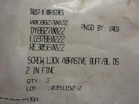 Trust-X 00E88270022 قفل لولبي كاشط برتقالي 2 بوصة (عبوة من 3) in Saudi Arabia