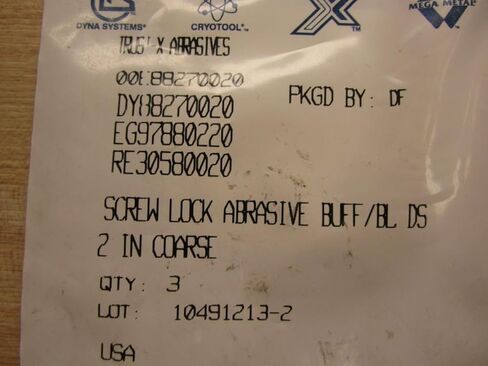 أداة جلخ بقفل لولبي من Trust-X 00E88270020 (عبوة من 3 قطع) in Saudi Arabia