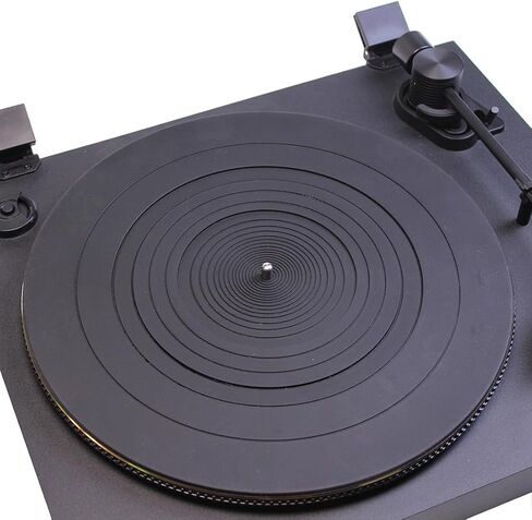 Turntable Mat, 12" Rubber Silicone Platter Slipmat Universal to All Hi-Fi Record LP Players by Gartopvoiz, Reduced Vibration, 3mm Thick in Kuwait