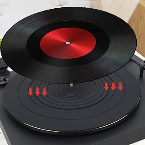 Turntable Mat, 12" Rubber Silicone Platter Slipmat Universal to All Hi-Fi Record LP Players by Gartopvoiz, Reduced Vibration, 3mm Thick in Kuwait