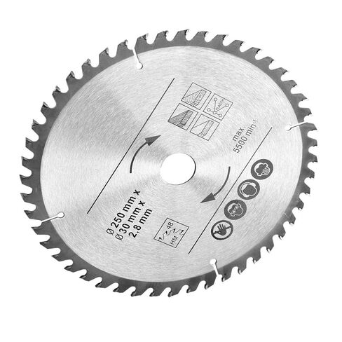 Circular Saw, 250mm 48T 60T Saw Disc with Carbide Alloy for Natural Hard Wood Soft Wood in Saudi Arabia