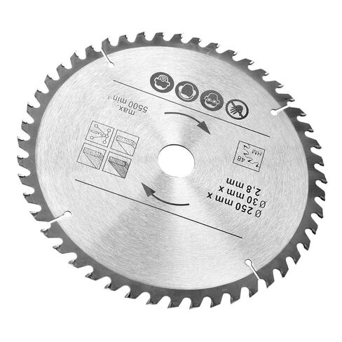 Circular Saw, 250mm 48T 60T Saw Disc with Carbide Alloy for Natural Hard Wood Soft Wood in Saudi Arabia