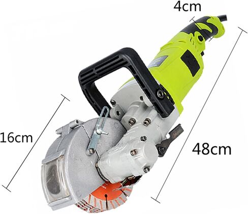 4000W Wall Cutting Machine,0-37 Mm Cutting Depth,Maximum 33Mm Cutting Width with 5 Saw Blades 7500R/Min Electric Concrete Saw in Saudi Arabia