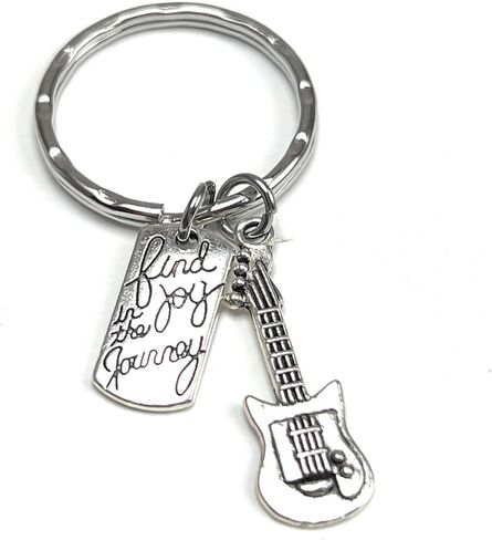 It's All About...You! Find Joy in The Journey Treble Clef Microphone Singer Keychain 113L in Kuwait