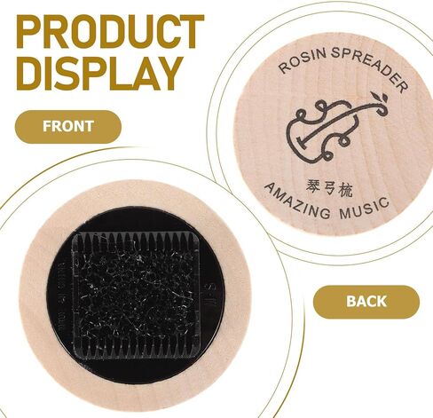 Violin Bow Hair Comb Cleaner for Violin Viola Cello, Rosin Remover and Hair Detangler Brush, Orchestral String Instrument Accessory for Bow Maintenance in Saudi Arabia